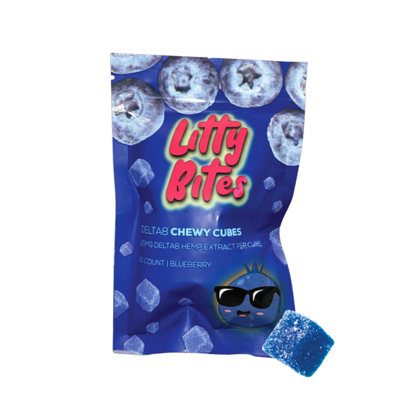 Blueberry Litty Bites (15 Count) – 375mg