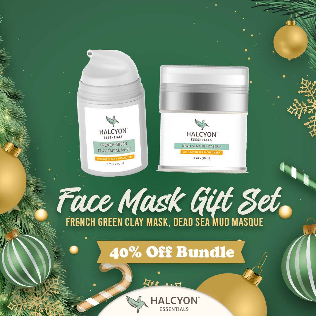 Face Mask Duo Gift Set Halcyon Essentials